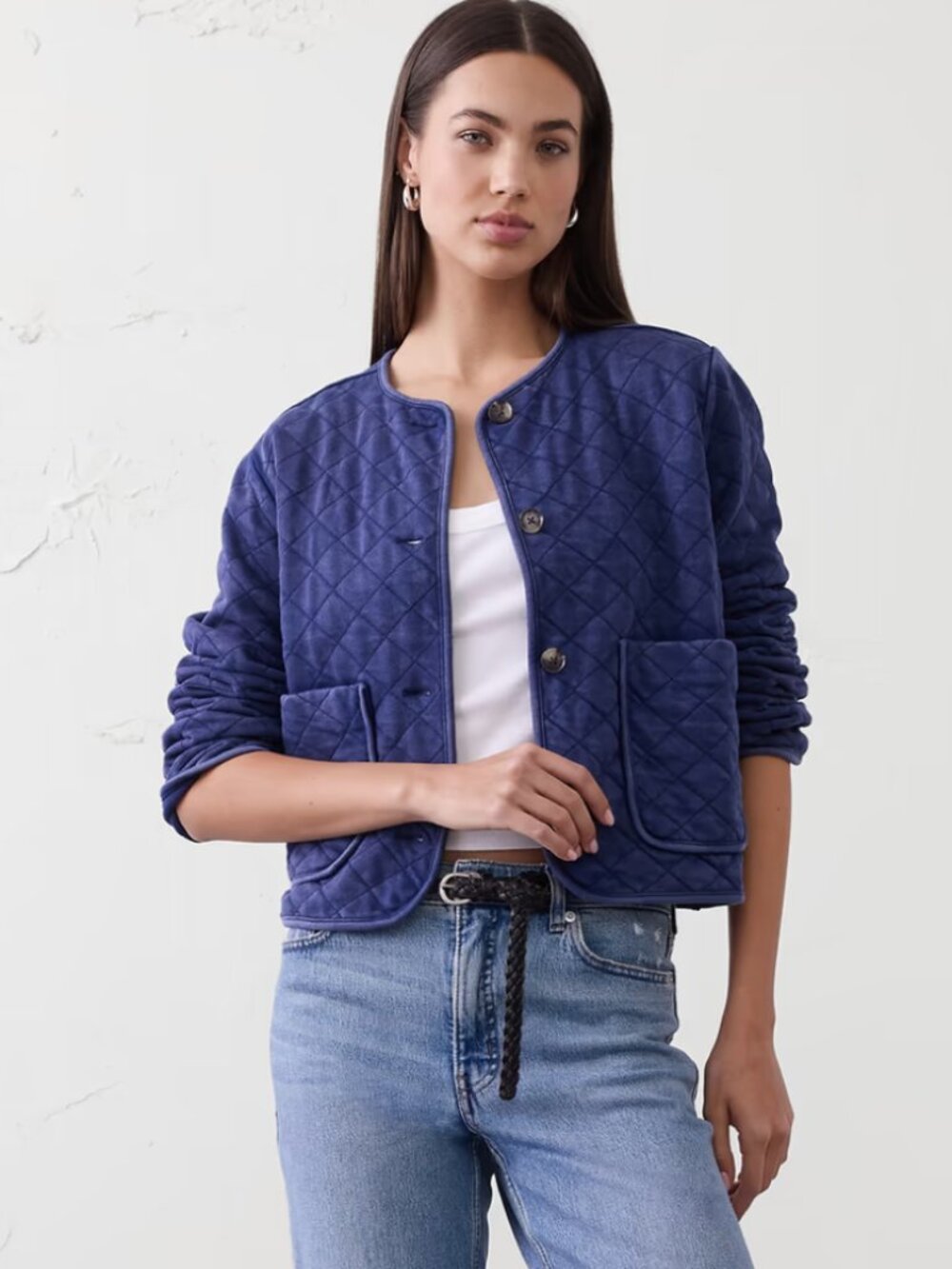 Quilted Knit Jacket - Picture 1 of 1